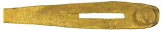 Trigger plate,
wax cast brass, for
U. S. Model 1803 Harper's Ferry
